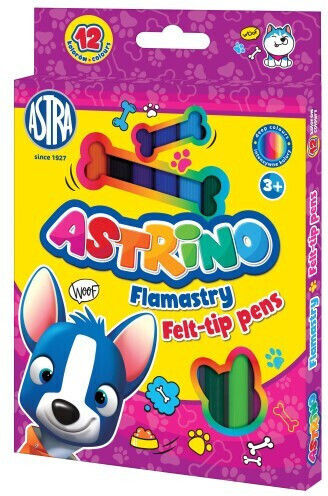 Astra Μαρκαδόροι Ζωγραφικής Neon Σετ 12 χρώματα
