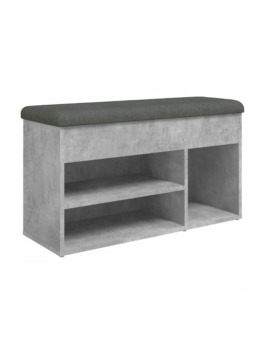 Mobilier de Intrare cu Dulap pentru Pantofi & Bancă Gri 82x32x45.5buc