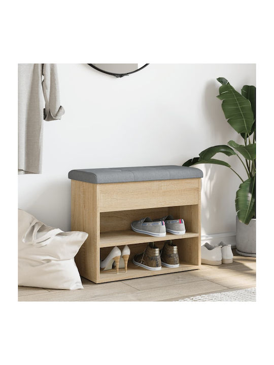 Entry Furniture with Shoe Rack & Bench Oaks 62x32x50cm