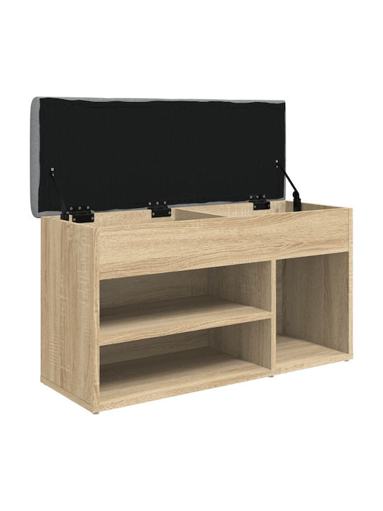Entry Furniture with Shoe Rack & Bench Oaks 82x32x45.5cm