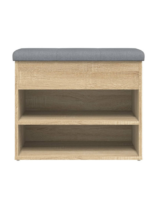 Entry Furniture with Shoe Rack & Bench Oaks 62x32x50cm