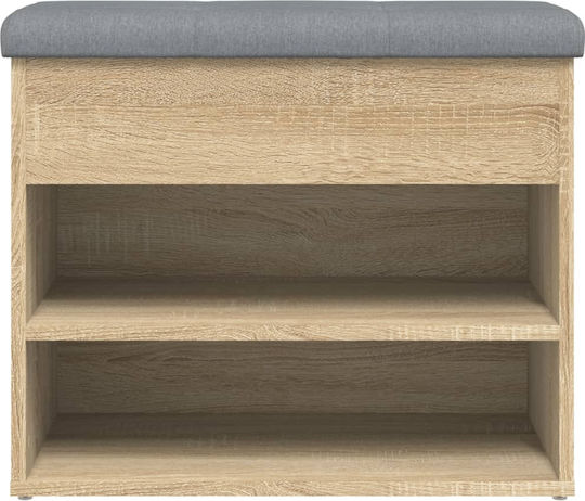 Entry Furniture with Shoe Rack & Bench Oaks 62x32x50cm