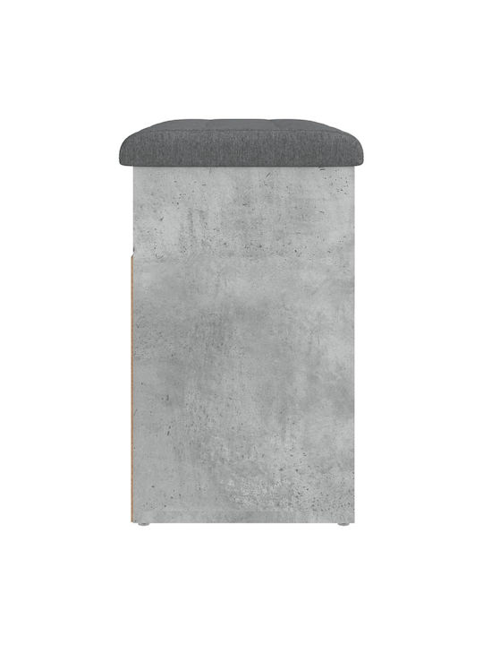 Entry Furniture with Shoe Rack & Bench Gray 62x32x50cm