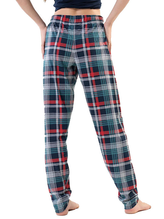 Vienetta Secret Winter Women's Pyjama Pants Colorful. Vienetta