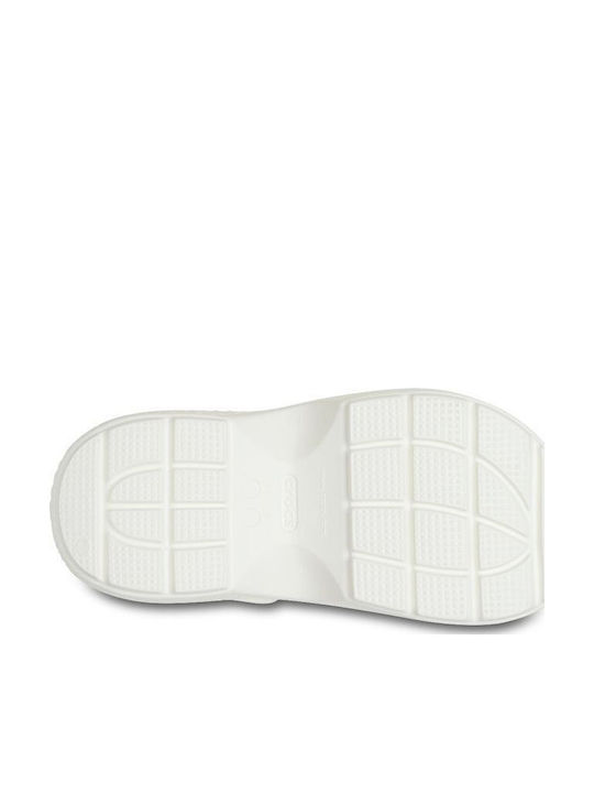 Crocs Stomp Γυναικεία Σαμπό Λευκά