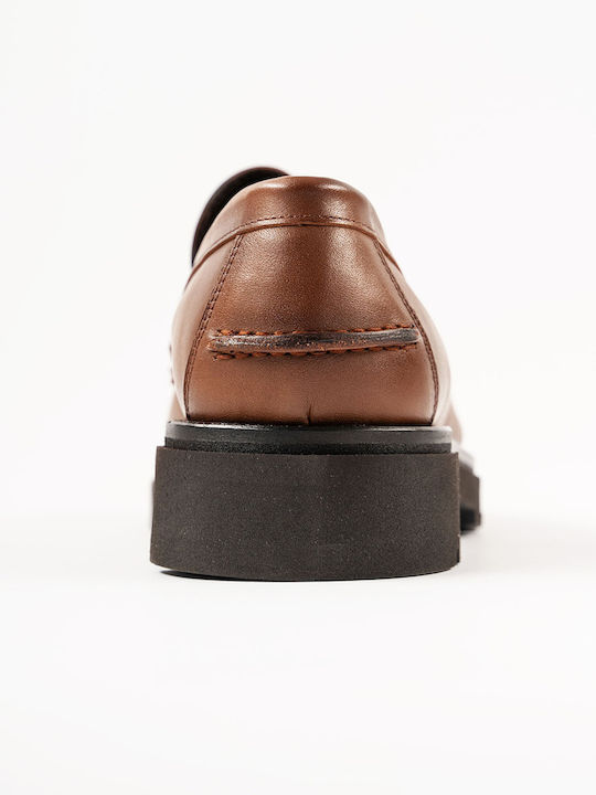 Men's Leather Loafers Brown