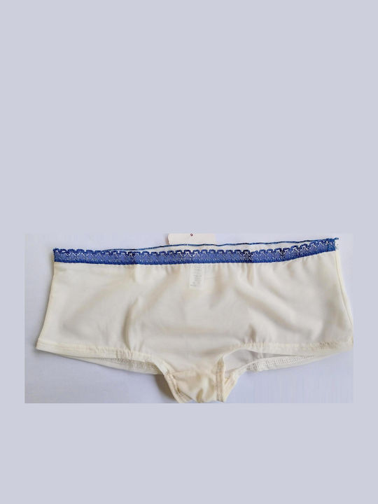 Дамско Боксерски 2Pack с дантела Beige