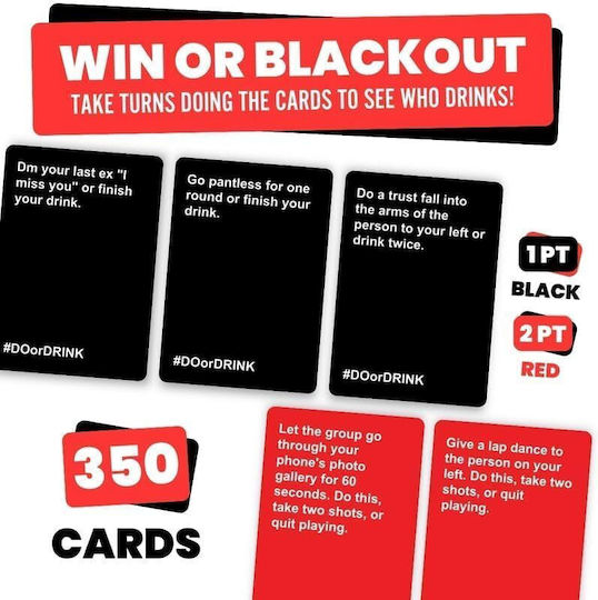 Brettspiel Do or Drink Win Or Blackout (EN)