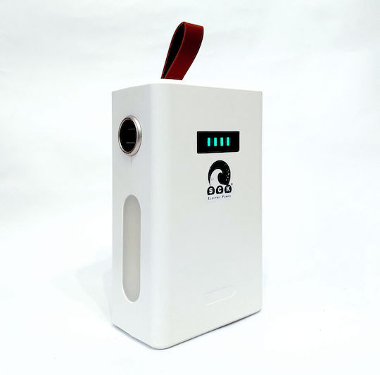 SCK Lithium Battery 12ah With Output Ports 12v And Usb in White Color