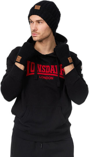 Deazley Beanie Unisex Σκούφος Πλεκτός σε Μαύρο χρώμα