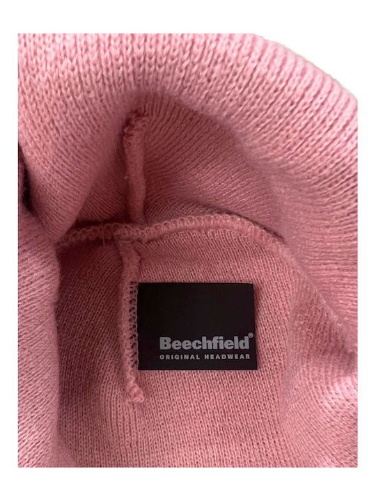 Beechfield Beanie Unisex Beanie Gestrickt in Rosa Farbe