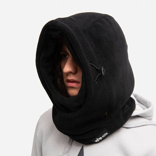 Full Face Fleece Σκούφος Πλεκτός σε Μαύρο χρώμα