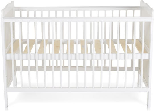 Cangaroo Babywiege Albero Weiß mit Matratze 60x120cm