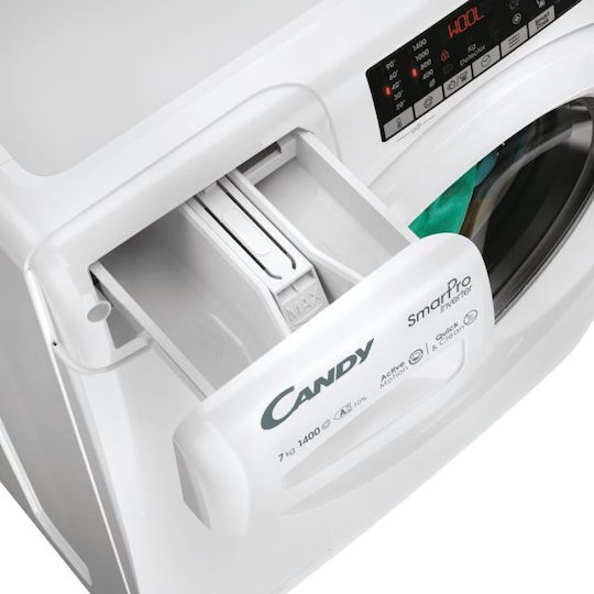 Candy Πλυντήριο Ρούχων 7kg 1400 Στροφών Quick & Clean CO 474TWM6/1-S