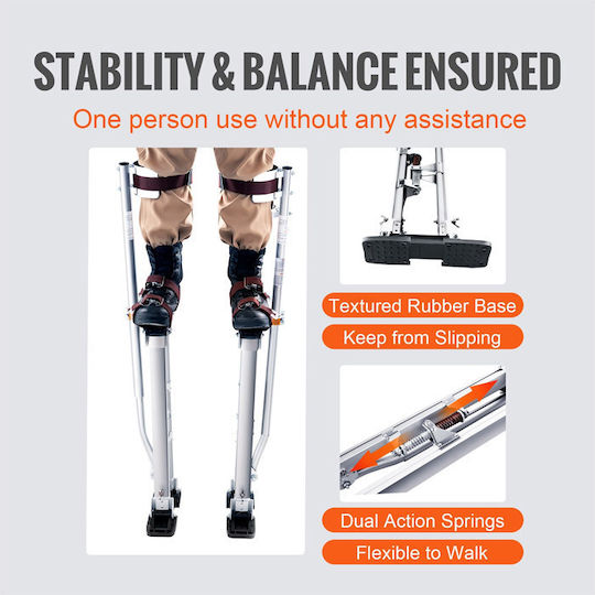 Vevor Tool Accessories Aluminium stilts SGBGQYCYS1830LGZ6V0 103gr 2pcs
