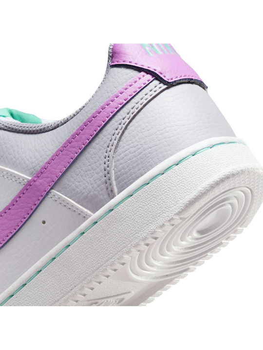 Court Vision Low Next Nature Adidași Pentru Femei Alb / Mov