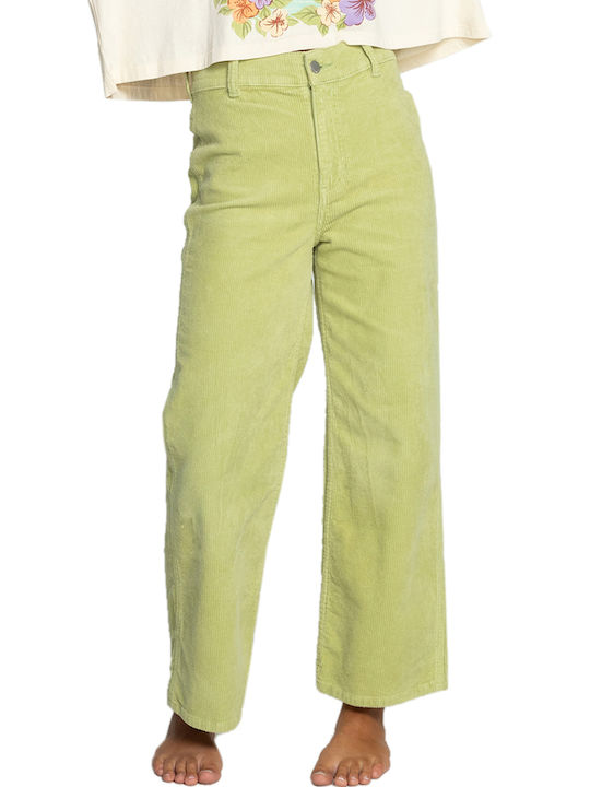 Billabong 'gold Women's Corduroy Trousers GGK0/WILLOW