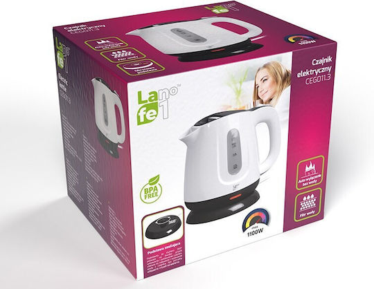 Lafe CEG011.1 Βραστήρας 1lt 1100W Μαύρος