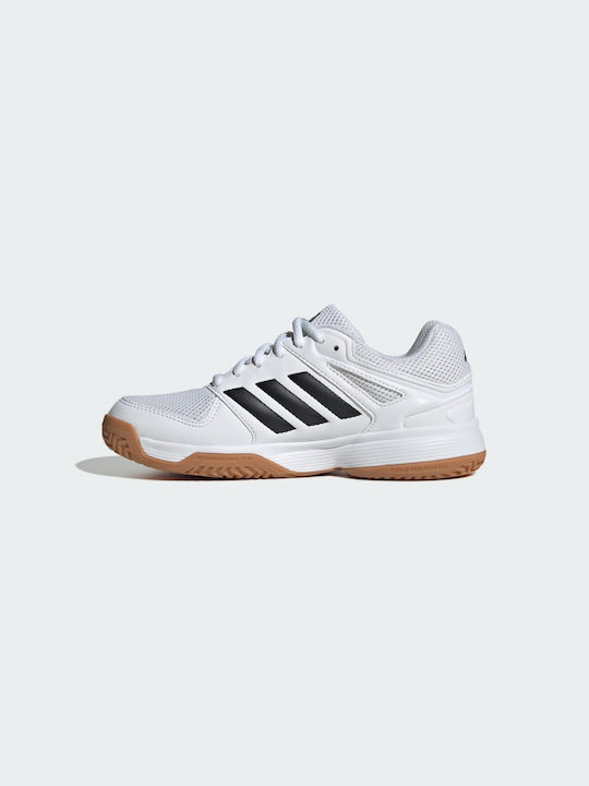 Adidas Kids Sports Shoes Running Speedcourt White