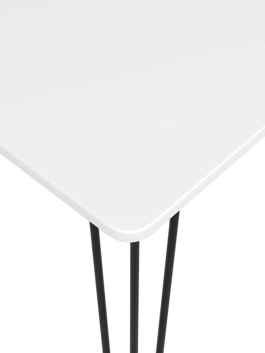 vidaXL Outdoor Bar Set 7 Pieces White