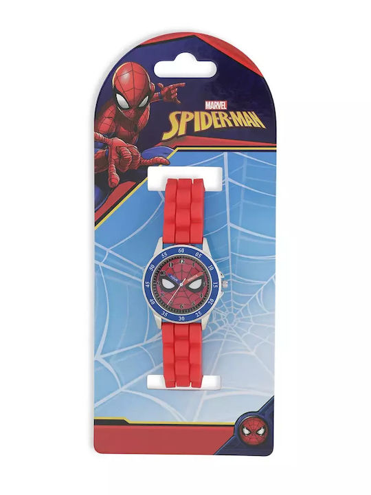 Disney Παιδικό Αναλογικό Ρολόι Time Teacher Κόκκινο