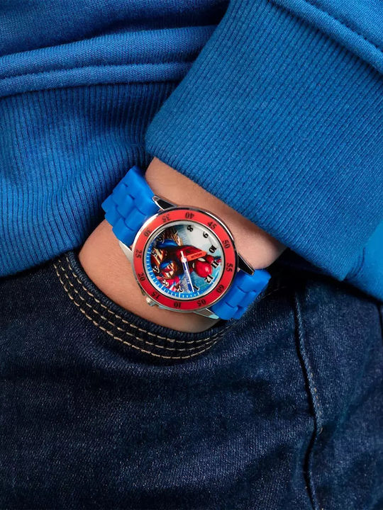 Disney Παιδικό Αναλογικό Ρολόι 32mm Spiderman Μπλε