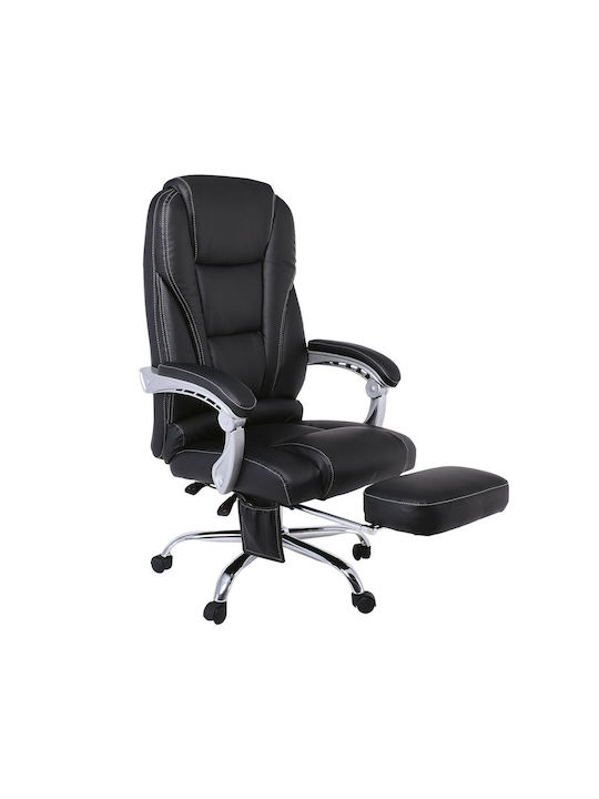 Cf8550 Scaun De Birou De Director Masaj Cu Înclinare Negru
