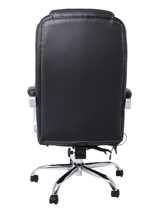 Cf8550 Scaun De Birou De Director Masaj Cu Înclinare Negru