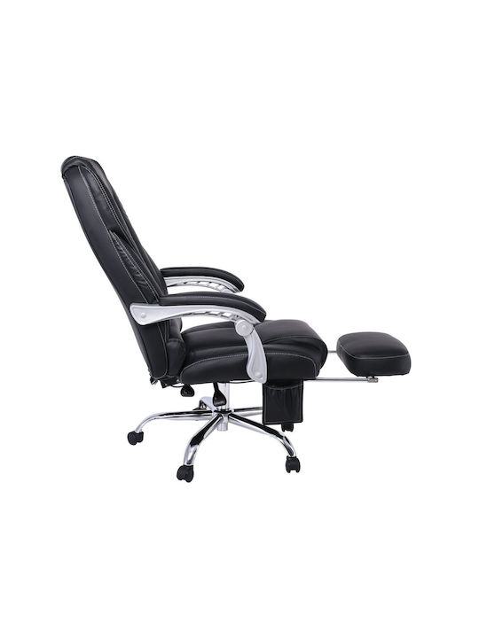 Cf8550 Scaun De Birou De Director Masaj Cu Înclinare Negru
