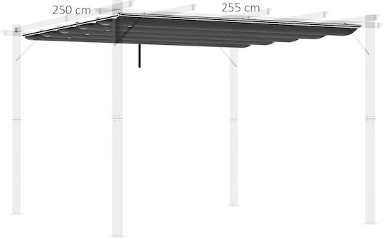 Outsunny Kupfer Pavillonabdeckung 3x3m