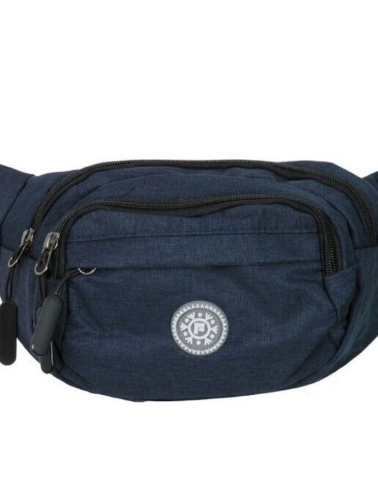 Privato QYO1-YB3-5 Herren-Gürteltasche Banane Blau