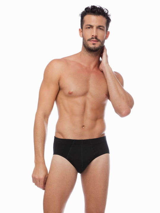 Men's Slips Blue Black with Patterns 2Pack