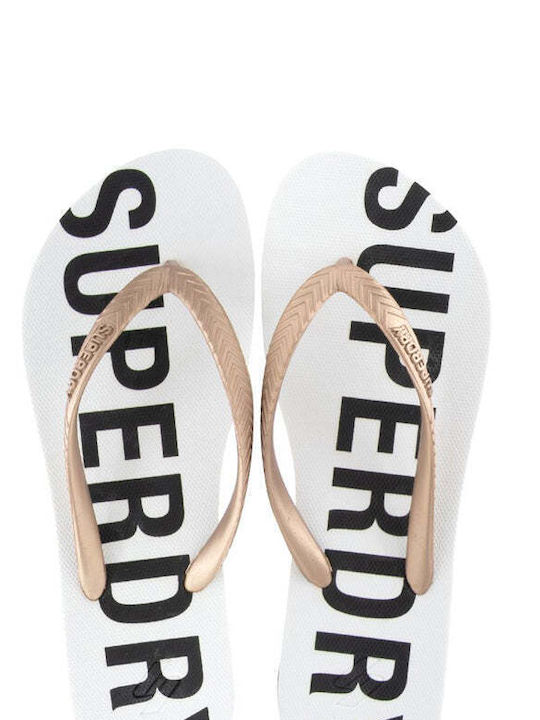 Superdry Code Essential Frauen Flip Flops in Blau Farbe