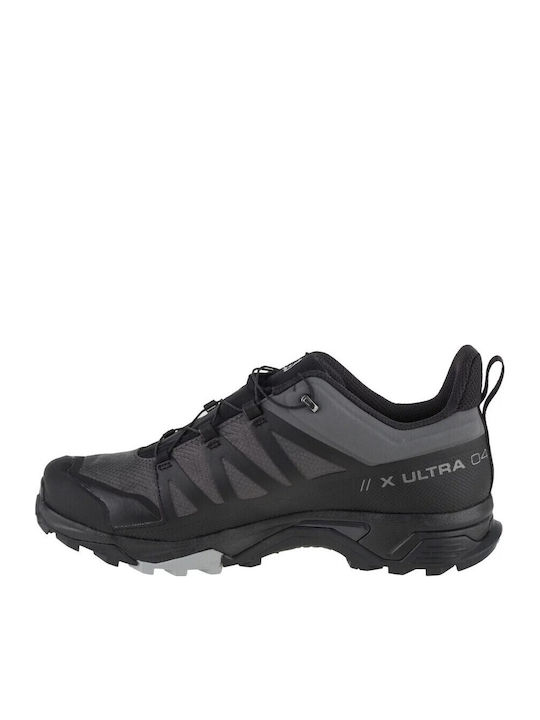 Salomon X Ultra 4 GTX Men's Waterproof Hiking Shoes with Gore-Tex Membrane Magnet Black Monument
