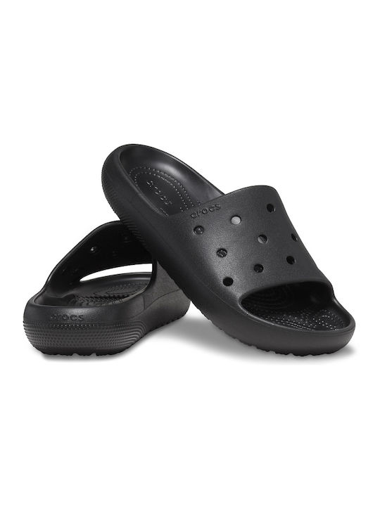 Crocs Classic Ανδρικά Slides Μαύρα