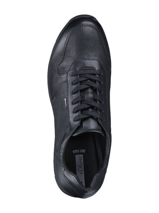 Men's Leather Casual Shoes Black