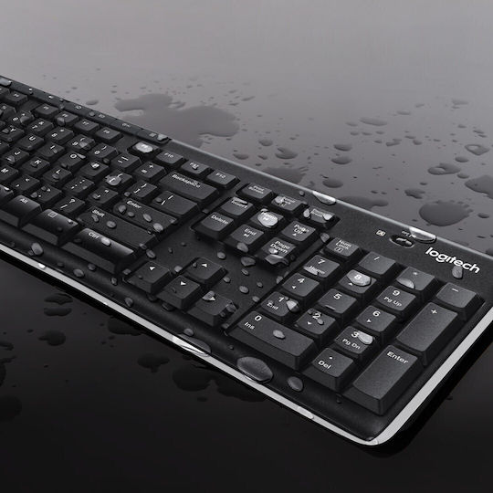 Logitech Wireless Combo MK270 Σετ Πληκτρολόγιο & Ποντίκι International English
