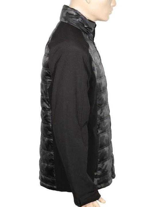 Fageo Bărbați Jachetă de lucru Softshell cu căptușeală din polar Gri