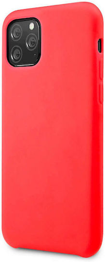 Lemontti Umschlag Rückseite Silikon Rot (iPhone 11 Pro)