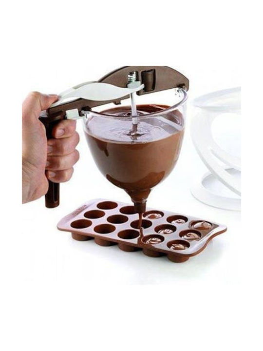 Silikomart Инструмент за сладкарство Funnel Choc от пластмаса 22x16.5см
