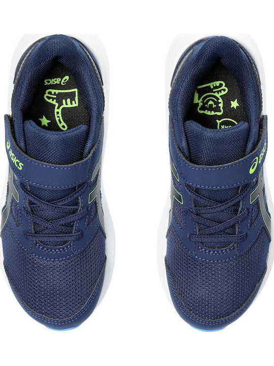 Jolt 4 PS Kids Sports Shoes Running with Hoop & Loop Closure Navy Blue