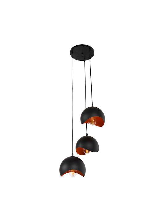 HomeMarkt Pendant Light Black with Socket E27 20cm