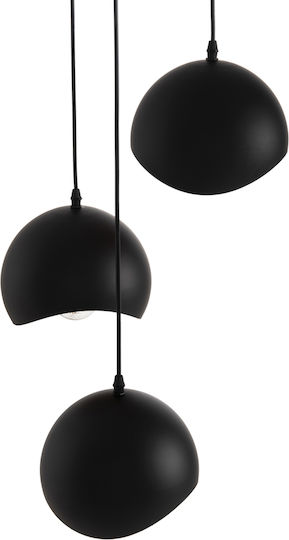 HomeMarkt Pendant Light Black with Socket E27 20cm