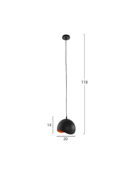 HomeMarkt Pendant Lamp Black