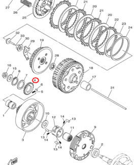 Yamaha Pinion spate