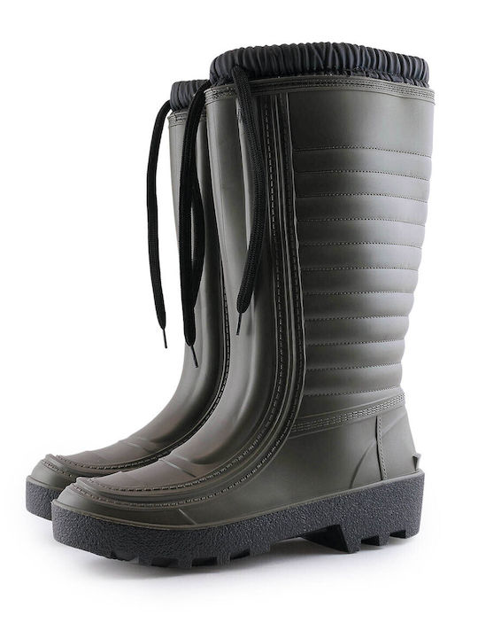 Love4shoes Non-Slip Safety Wellies with Fur
