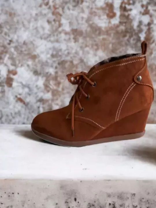 Stiefeletten Damen Braun