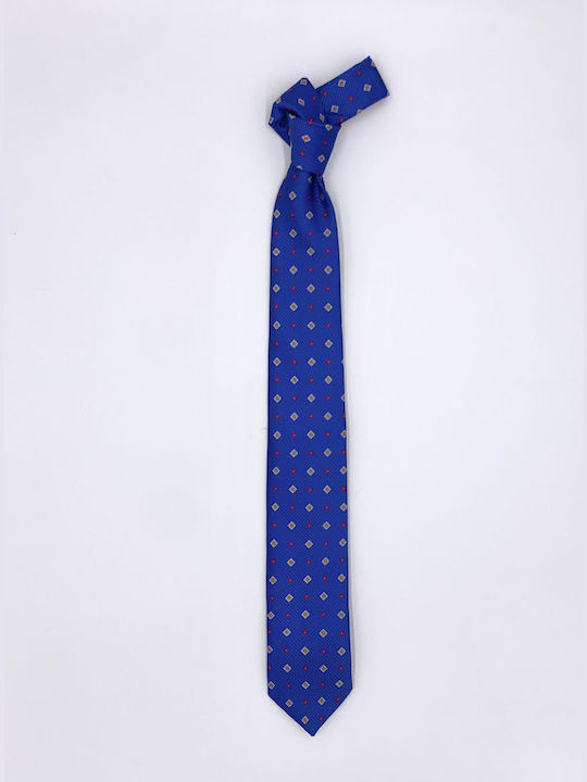 Pako Lorente Men's Tie Printed Blue Roulette