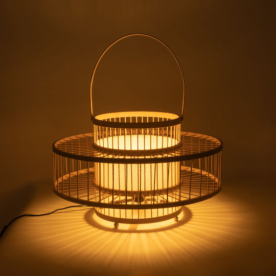 GloboStar Decorative Lamp with Socket for Bulb E27 Beige