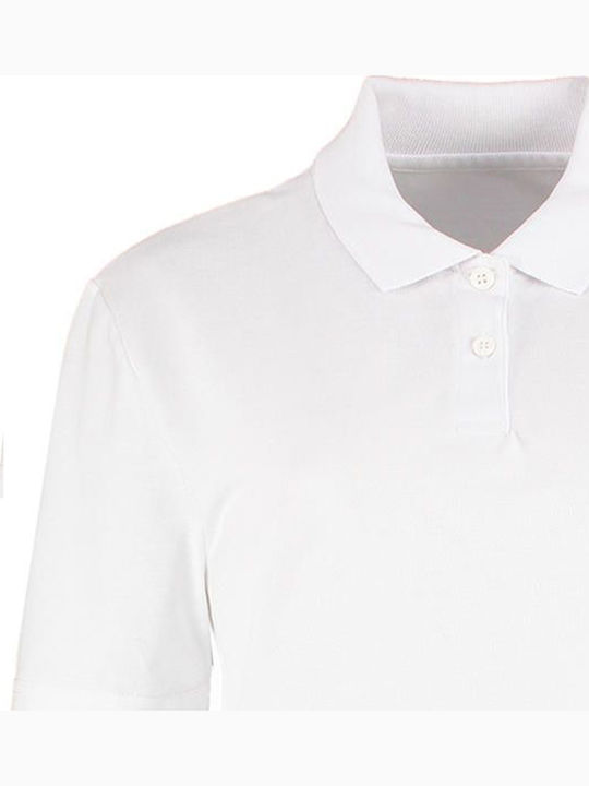 Kustom Kit Workforce KK722 Γυναικείο Διαφημιστικό T-shirt Κοντομάνικο σε Λευκό Χρώμα